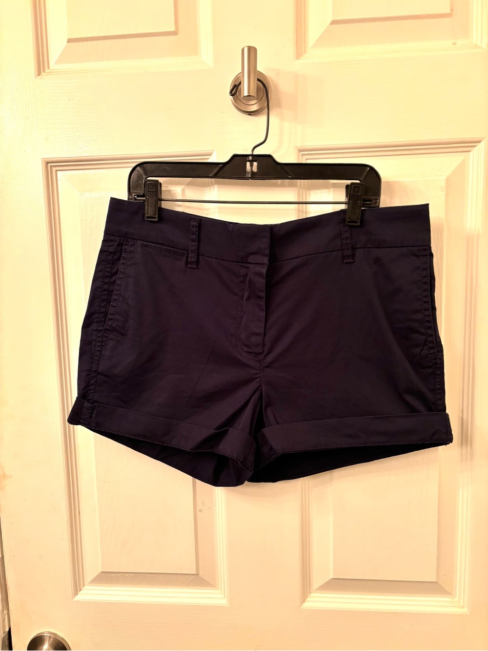 J.Crew Women's Navy Blue Cuffed Shorts